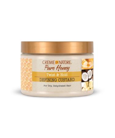 Creme of Nature Defining Custard  Pure Honey  Coconut Oil and Shea Butter Formula  Twist & Hold  11.5 Oz - Buy Online on GoSupps.com