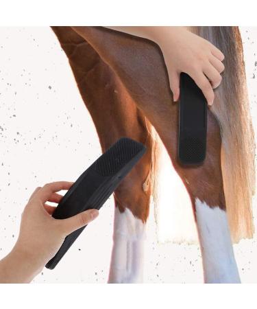 Horses Massage Comb Horse Grooming Washing Brush Strip Hair Gentle Groomer for Dogs Comb Grooming & Shed Removing Dried Loose Hair - Buy Online on GoSupps.com