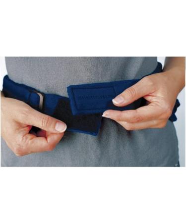 Snger 2L Hot Water Bottle - Premium Rubber Body Warmer with Fleece Cover & Strap - Blue - Buy Online on GoSupps.com
