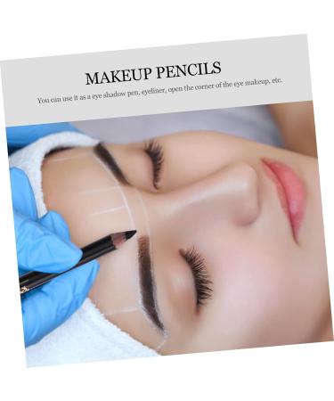 PLAFOPE 16 Pcs Pencil Sharpener Eyebrow Pencil Beauty Eyebrow Pen Eyebrow Pen Pencil Black Wooden - Buy Online on GoSupps.com