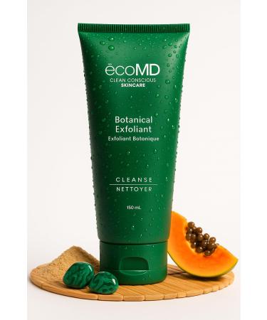 EcoMD Botanical Exfoliant Gentle Weekly Facial Treatment Sulfate-Free Formula 150mL