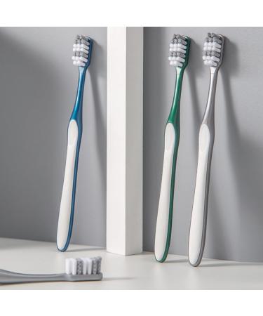 Minkissy 4pcs Men's Travel Toothbrush Set | Big Head & Small Size | Perfect for Camping & Daily Use - Buy Online on GoSupps.com