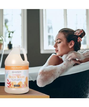 Ginger Lily Farms Botanicals Nourishing Body Wash Coco Mango 1 Gallon Refill - Vegan & Cruelty-Free Coconut Mango Scent - 128 fl oz - Buy Online on GoSupps.com