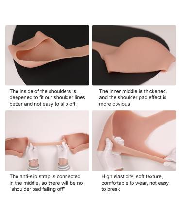 Silicone Shoulder Pads for Men & Women - Anti-Slip Reusable Enhancers for Shirts Suits & Dresses (Small for Girls - Buy Online on GoSupps.com