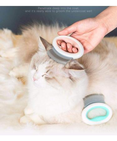 Kukerose Cat Comb - Pet Grooming & Massage Tool for Short Hair Removal - Cute Shell Comb for Dogs, Puppies, Rabbits - Painless Deshedding - Buy Online on GoSupps.com
