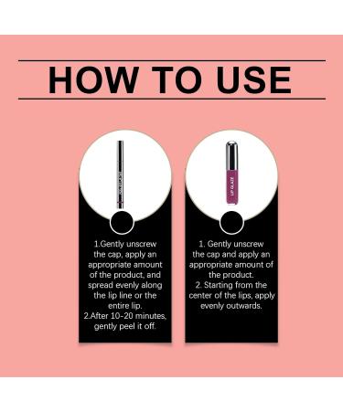  G n rique Peel-Off Lip Tint with Gloss - Nourishing Anti-Stain Plumping Effect - Long-Lasting Lightweight Easy to Apply - Purplish Red - 2-in-1 Set (7ml) - Buy Online on GoSupps.com