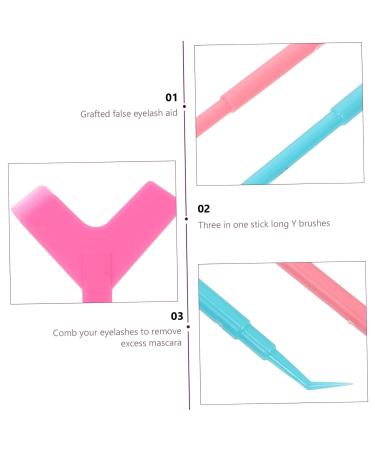 100 Pcs False Eyelash Lift Brush - Eyelash Extension Tools for Grafted Lashes & Curling | Hot Mascara & Lash Perm Brush - Buy Online on GoSupps.com