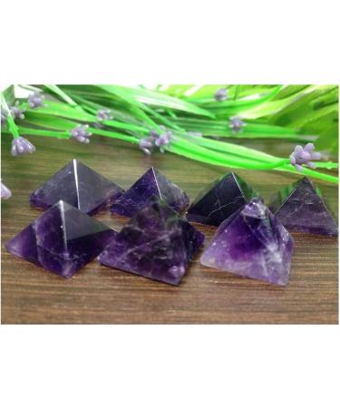 for 5 pcs Amethyst Crystal Pyramid Amethyst Pyramid for Crystal Raw Stones and Minerals Stone Mineral Specimen - Buy Online on GoSupps.com