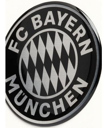 FC Bayern Munich Auto Sticker Set - 3D Logo Red/Black & Free FCB Autograph Card - Shop Now! - Buy Online on GoSupps.com