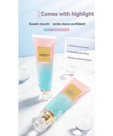 2Pcs Niacinamide Whitening Toothpaste Natural Peppermint Radiant Whitening Toothpastes Deep Cleaning Care Complete Care Toothpastes - Buy Online on GoSupps.com