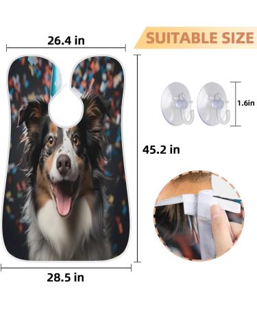 Buy Animal Happy Dog Beard Bib Apron - Beard Hair Catcher for Men | Perfect Father's Day & Christmas Gift for Dad & Husband - Buy Online on GoSupps.com