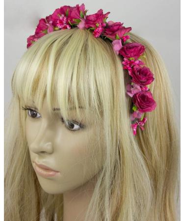 Buy Trachtenland Flower Headband Sabia - Pink | Stylish International Shipping - Buy Online on GoSupps.com