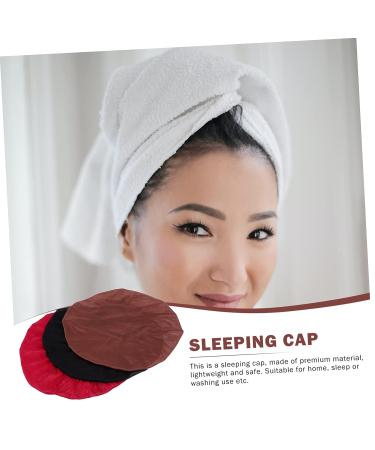 FOMIYES 3pcs Beauty Night Cap Turban Hats for Women - Curly Hair Bonnet for Sleeping | Elastic Shower Caps Women Headband - Miss - Buy Online on GoSupps.com