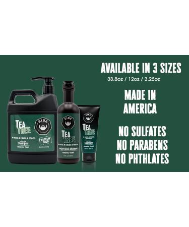 GIBS Grooming Tea Tree Shampoo 12 fl. oz. - Revitalize & Cleanse Hair Naturally - Buy Online on GoSupps.com