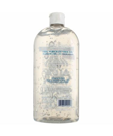 Fruit Of The Earth Aloe Vera 100% Gel Crystal Clear 24 oz - Pack of 3 (1.5 lb Each) - Buy Online on GoSupps.com