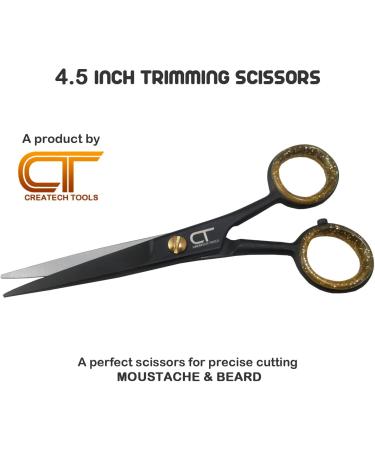 Createch Tools CT Moustache & Beard Scissors Set - Precision Grooming Shears for Men (2-PCs) - Buy Online on GoSupps.com