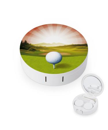 Contact Lens Case Golf Sport Portable Travel Contact Lens Box Contact Lens Storage Box