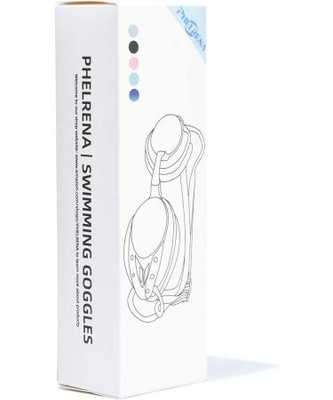 Phelrena Professional Swimming Goggles | Anti-Fog UV Protection, No Leaking | Adults, Men, Women, Kids - Silver - Buy Online on GoSupps.com