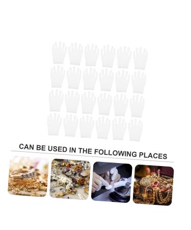 minkissy 12 Pairs Washable Cotton Gloves Elastic Cotton Gloves White Gloves Women Cotton Inspection Gloves Gloves White Cotton Gloves Washable Cotton Hand Gloves Jewelry Wen Wan Work 23x13x8.5cm - Buy Online on GoSupps.com