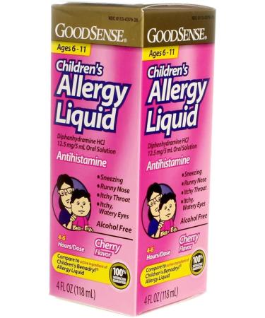 Good Sense Children's Allergy Relief Liquid Cherry - 4 fl oz | Natural Relief for Kids - Buy Online on GoSupps.com