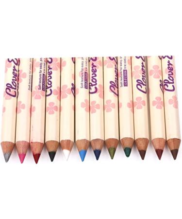 SOESFOUFU 24 Pcs Eye Shadow Pen Eyeliner Pencil Colours Eyeliner Pencil Dark Brown Eyeliner Pencil Grey - Buy Online on GoSupps.com
