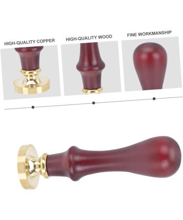 WRITWAA 1 Piece Dispenser Plate Tools Press Shade Delicate Makeup Press Tool Delicate Pestle Pre Presses Sealing Mold Powder Seal Makeup Tool Wooden Handle Brown Brown - Buy Online on GoSupps.com