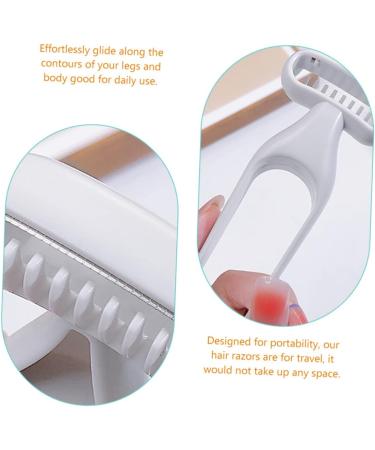 Minkissy 4-Piece Women's Disposable Razors | Armpit & Body Hair Shaving Set | Facial & Eyebrow Hair Remover for Smooth Skin - Buy Online on GoSupps.com