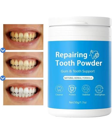 BommFu Toothpaste for intensive cleaning of tooth powder instant 50 g tooth powder cleaning daily hygiene bathroom routine travel morning at home - Buy Online on GoSupps.com