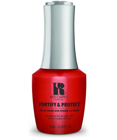 Red Carpet Manicure Fortify & Protect Box Office Hit LED Nail Gel Color 0.3 Fl. Oz.