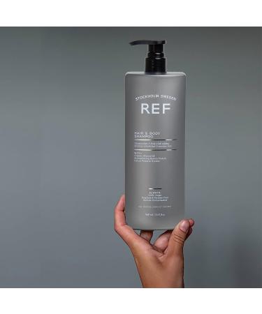 Ref Hair & Body Shampoo 1000ml - Moisturising Shampoo & Daily Shower Gel for All Hair Types | International Shipping Available - Buy Online on GoSupps.com