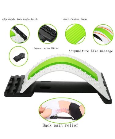 Jiahao Multi-Level Back Stretching & Massage Device for Lumbar Spine Pain Relief | International Shipping - Buy Online on GoSupps.com