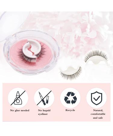 Self-Adhesive False Eyelashes | Waterproof Reusable 3D Fluffy Lashes | Easy Application - Shop Now! - Buy Online on GoSupps.com