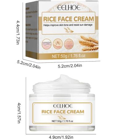  Sloane Sloane Korean Rice Face | Brightening Moisturizer for Long Lasting Hydration | 1.76 FL.oz Rapi Absorbing Rich Moisturizer - Buy Online on GoSupps.com
