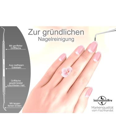 Stainless Steel Corners Foot Care Instrument - Nail Lifter & Pedicure Tool with Case | Specialist Quality - Buy Online on GoSupps.com