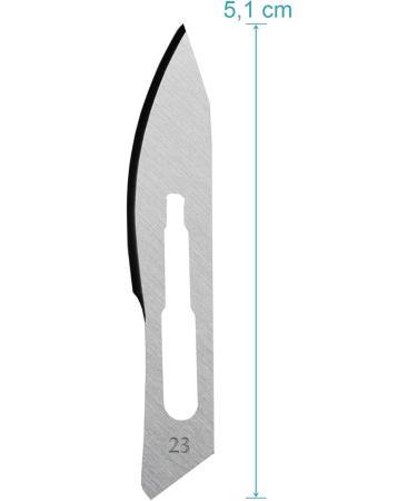May Craft Knife Set - Stainless Steel Hobby Scalpel Handle & 50 Carbon Steel Replacement Blades for Precision Cutting | International Shipping Available - Buy Online on GoSupps.com