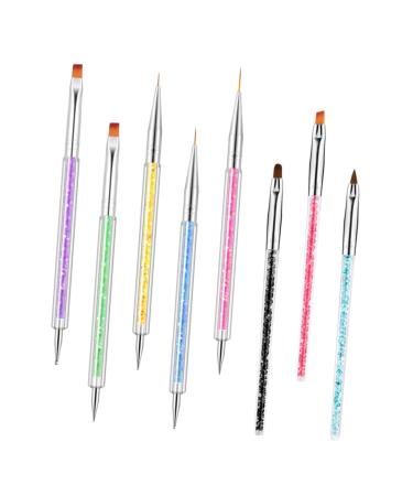 Beavorty 2 Sets Nail Pen nail art liner brush nail tech accessories nails kits nail art pen Wear- resistant dotting pen nail painting tools household tools 3d eyeliner brush major abs