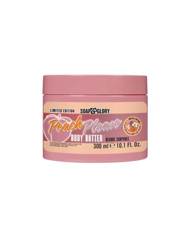 Soap & Glory Peach Please Body Butter - Peach Blossom Infused Mango and Coconut Butter with Vitamin E + Shea Butter - Rich Moisturizing Cream for Dry Skin - Scent-Sationally Soft Skin (300ml) - Buy Online on GoSupps.com