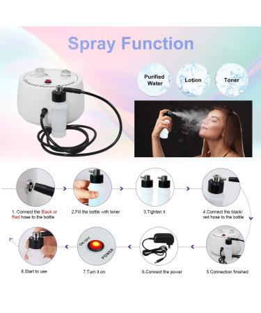 3 in 1 Diamond Microdermabrasion Tools - FAZJEUNE Professional Facial Skin Care Massager for Home Use Blackhead Remover & Anti-Aging Solution - Buy Online on GoSupps.com