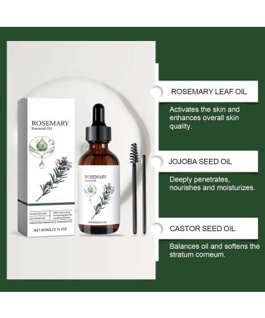 Rosemary Hair Oil - Hair Growth Oil For Women Rosemary Oil For Hair Growth 60ml Natural Hair Oils For Hair Growth - For Thin Hair Rosemary Oil Hair Growth - Buy Online on GoSupps.com