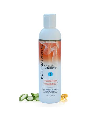 Hair & Scalp Conditioner Moisturizes Hydrates & Detangles Hair Provides Shine & Volume while Promoting Hair Growth 8 Oz Netwurks