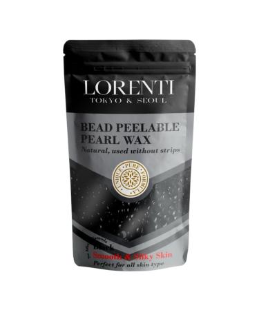 Lorenti Agda Cire chaude en forme de perles noire 250 g 100% naturelle pour une pilation sans douleur id ale pour le visage les jambes la zone du bikini et plus encore