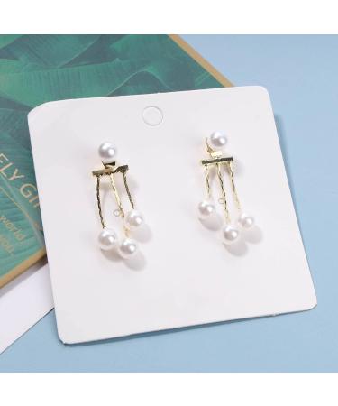 Boho Pearl Drop Dangle Earrings - Vintage Gold Pearl Ear Jackets & Tassel Earrings for Women | Stylish Jewelry Gifts - Buy Online on GoSupps.com