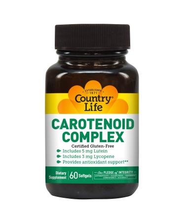 Country Life Carotenoid Complex, 60-Count 60 Count (Pack of 1)