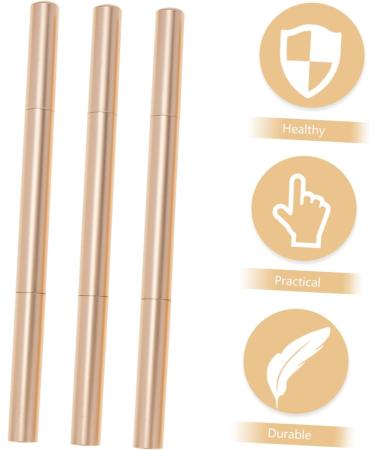 Beavorty 3pcs Double Ended Eyebrow Pencil Dark Brown Eyebrow Pencils Eyebrow Makeup Pencils Makeup Supplies - Buy Online on GoSupps.com