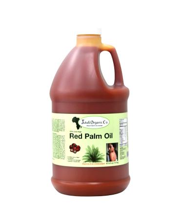Juka's Organic Co. Red Palm Oil - 100% Organic, Authentic, Sustainable & All-Natural From Africa - 67.6 Fl OZ - Buy Online on GoSupps.com
