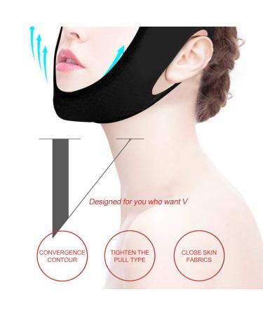 V Facial Masks & Face Lifting Belt - Double Chin Reducer for a Perfect V-Line & Cherry-Shaped Lips | International Shipping Available - Buy Online on GoSupps.com