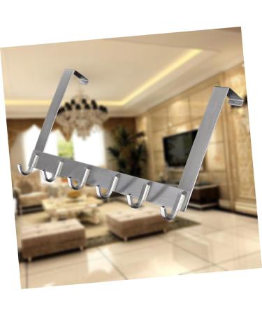 Alipis Stainless Steel Hooks Behind Door Organizer Hooks Bathroom Hooks Hook up Door Hook No Punching - Buy Online on GoSupps.com