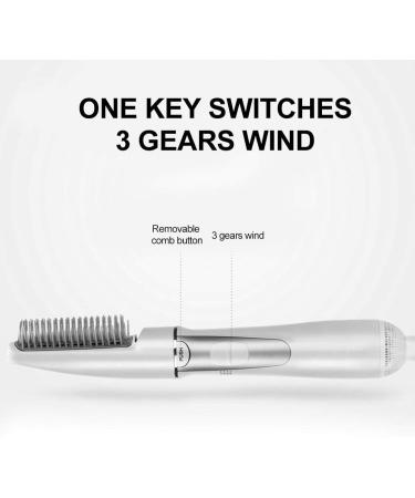 Professional Hair Dryer Comb - Lightweight Hot Air Brush for Women | Travel-Friendly Electric Styling Comb - Buy Online on GoSupps.com