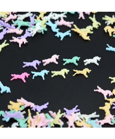 RT 100g/lot Unicorn Slices Polymer Clay Cute Horse Sprinkles for Mobile Decoration Nail Art DIY Crafts Accessories Slime Filling Y420 (Color : 9) - Buy Online on GoSupps.com