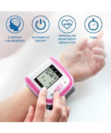 Huapa Pink Wrist Blood Pressure Monitor - Automatic BP Cuff - Buy Online on GoSupps.com